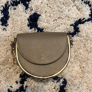 Chloe Mara Leather Saddle Bag